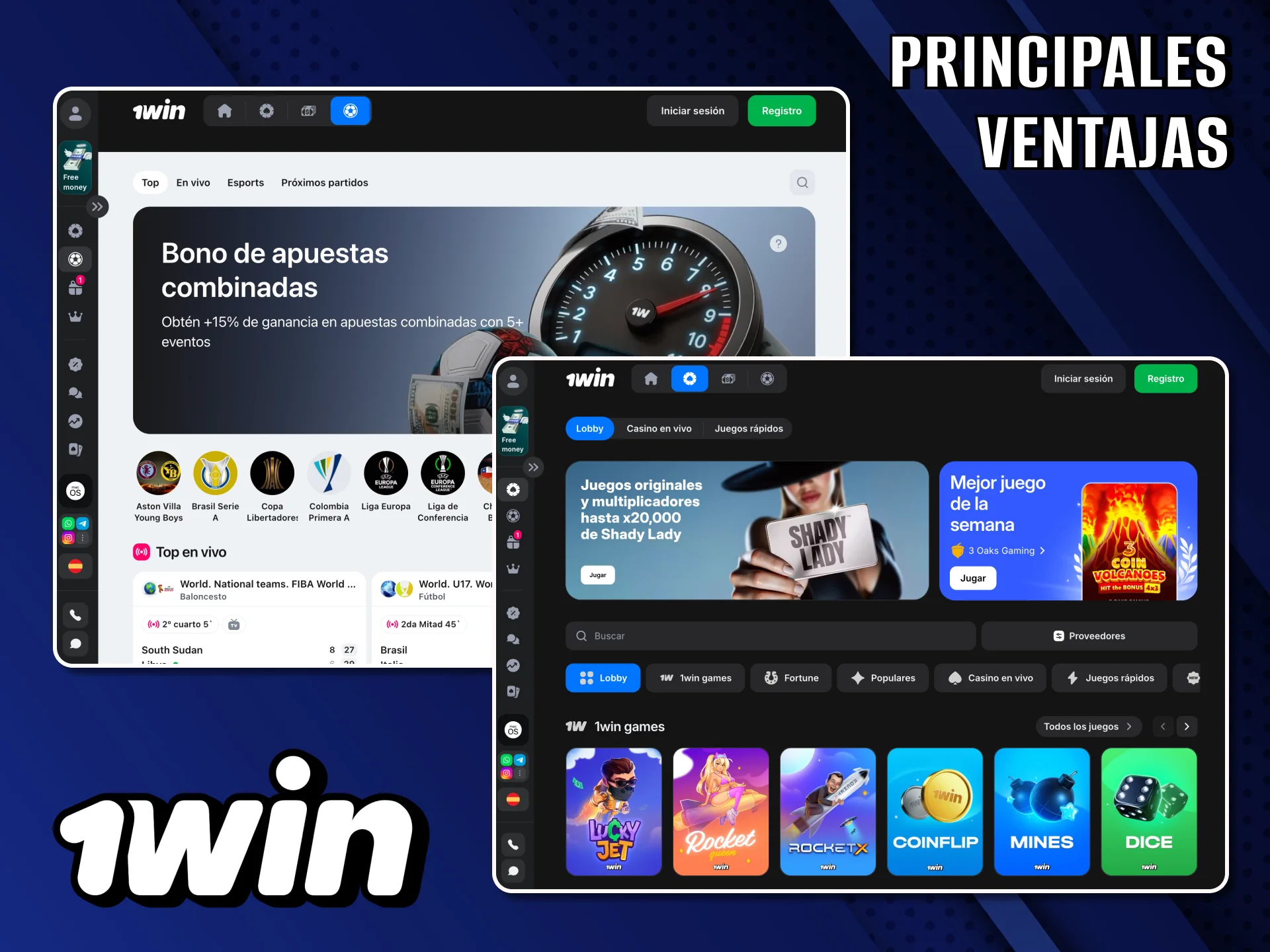 En 1Win descubre todas las ventajas de apostar en línea.